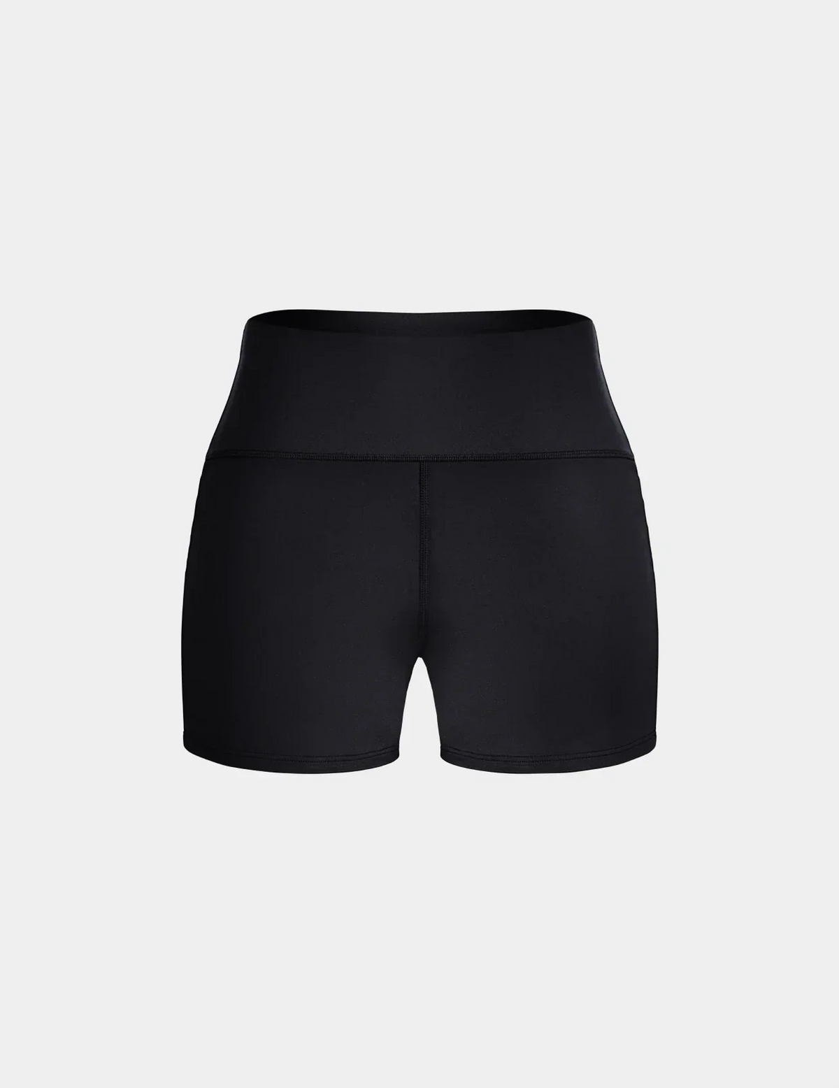 Teen Leakproof Active Short shown front-facing against a light gray background – Black – view 2 of 7