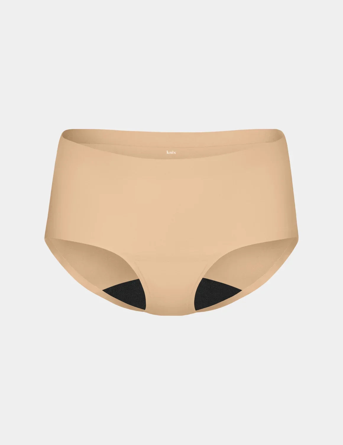 Light Leakproof No-Show Boyshort shown front-facing against a light gray background – Warm Sand – view 11 of 17