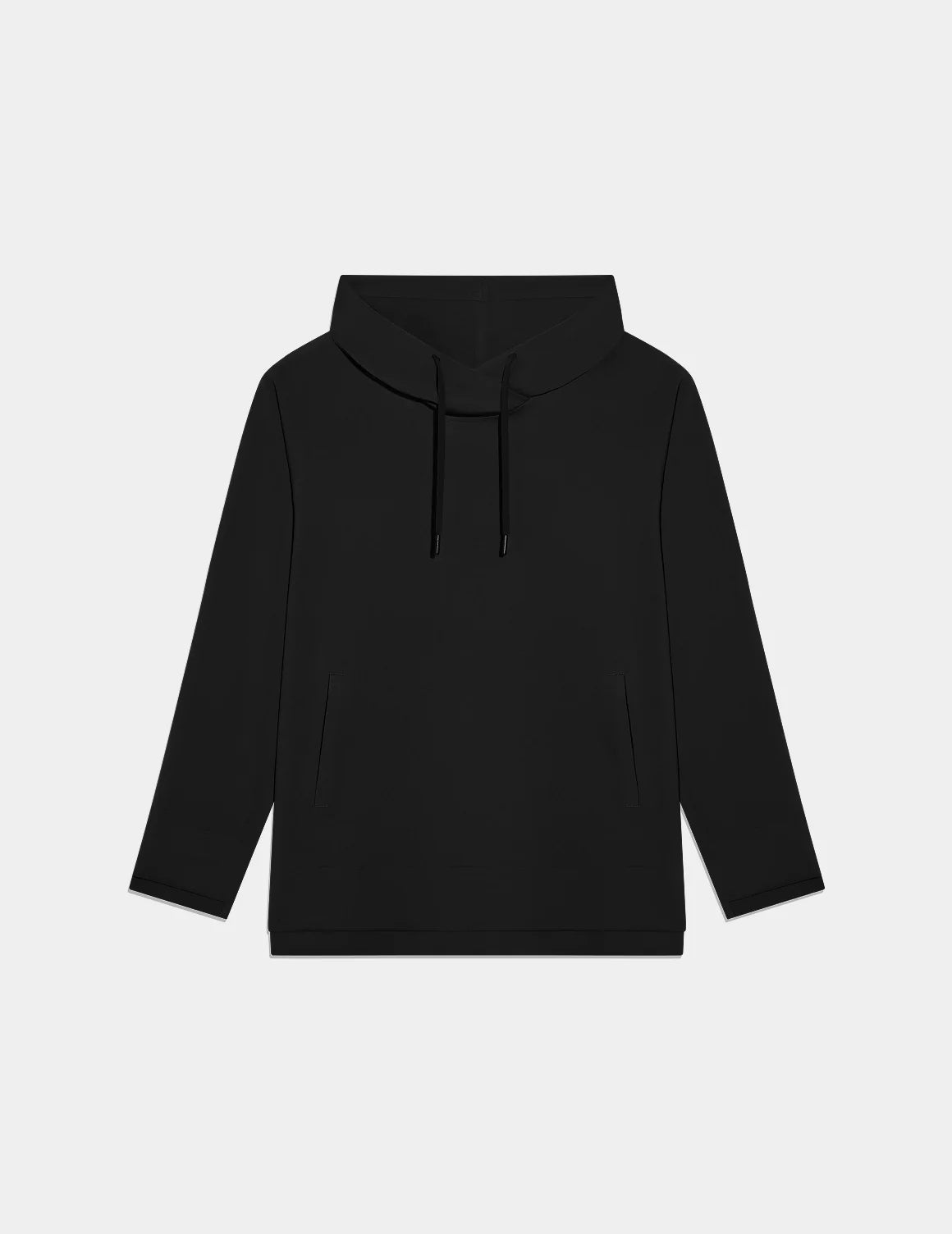 CloudCut™ Hoodie shown front-facing against a light gray background – Black – view 2 of 15