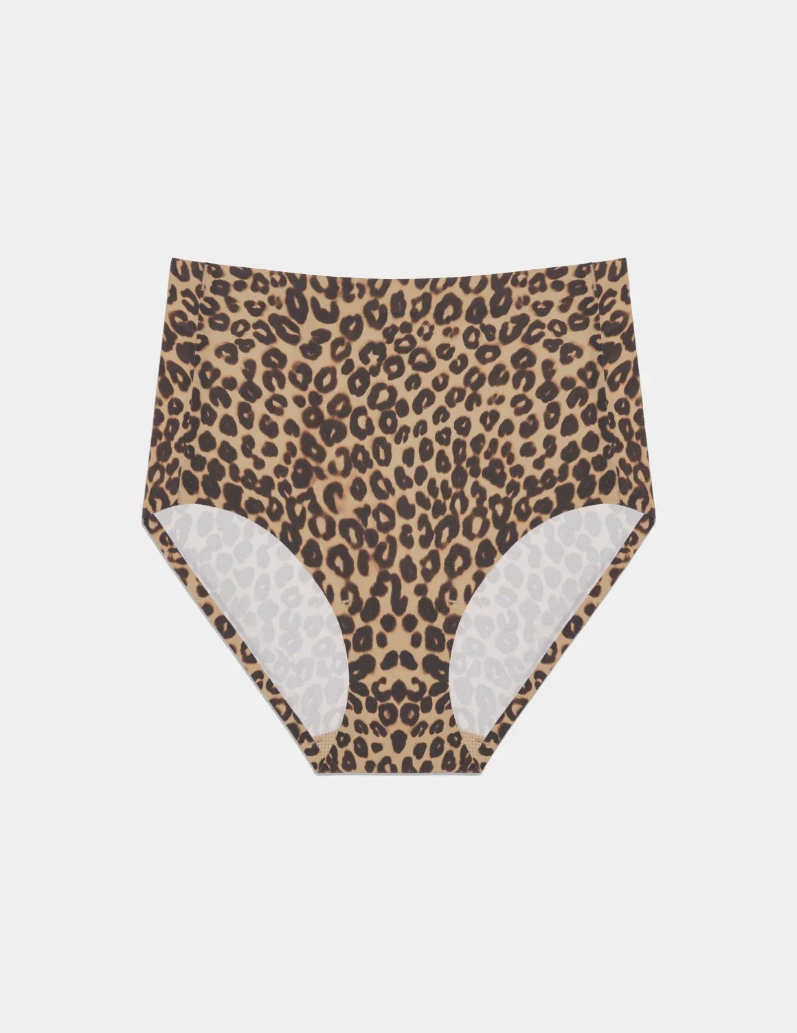Essential No-Show High Rise shown front-facing against a light gray background – Cheetah Print – view 2 of 32