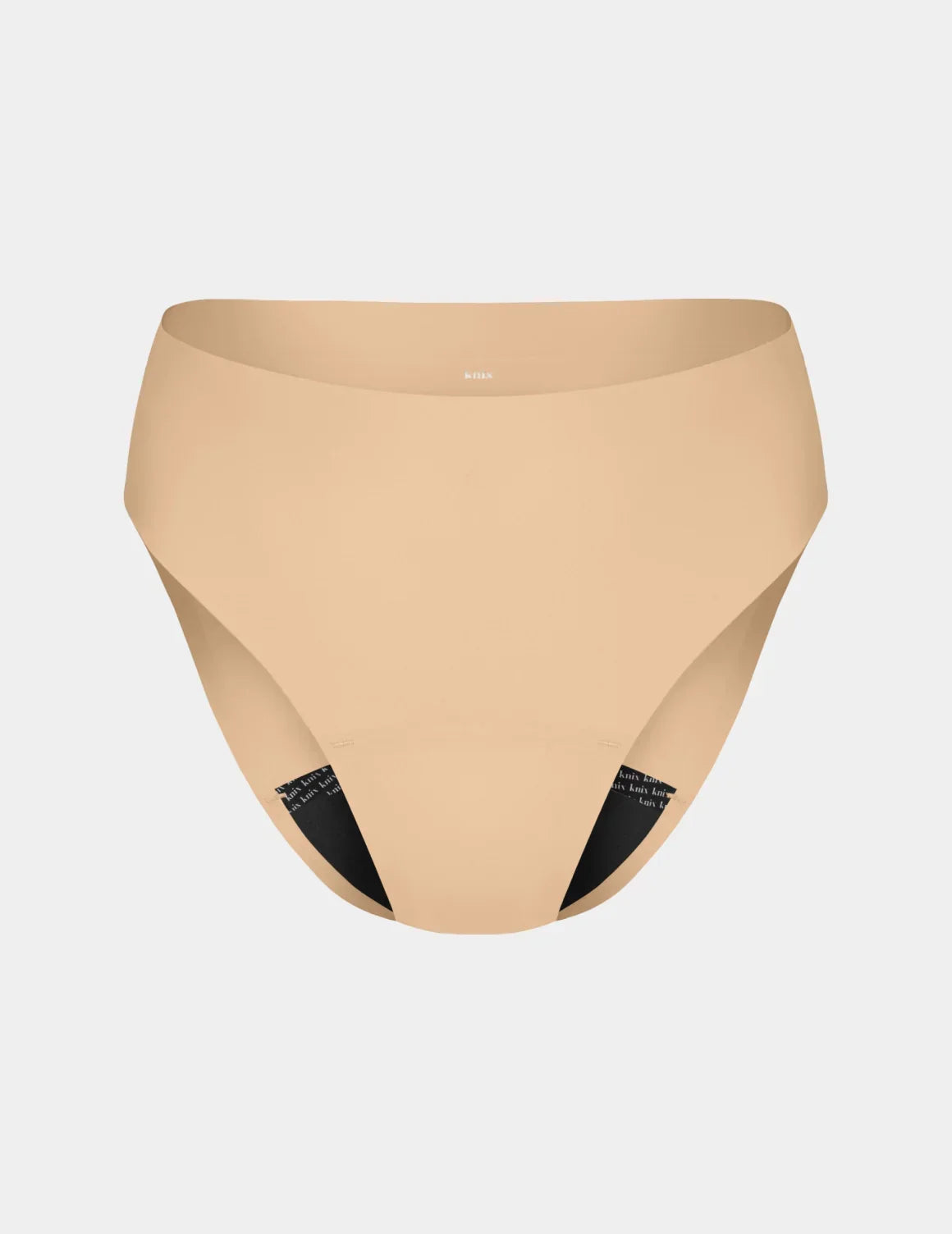 Leakproof UltraThin No-Show French Cut shown front-facing against a light gray background – Warm Sand – view 11 of 36