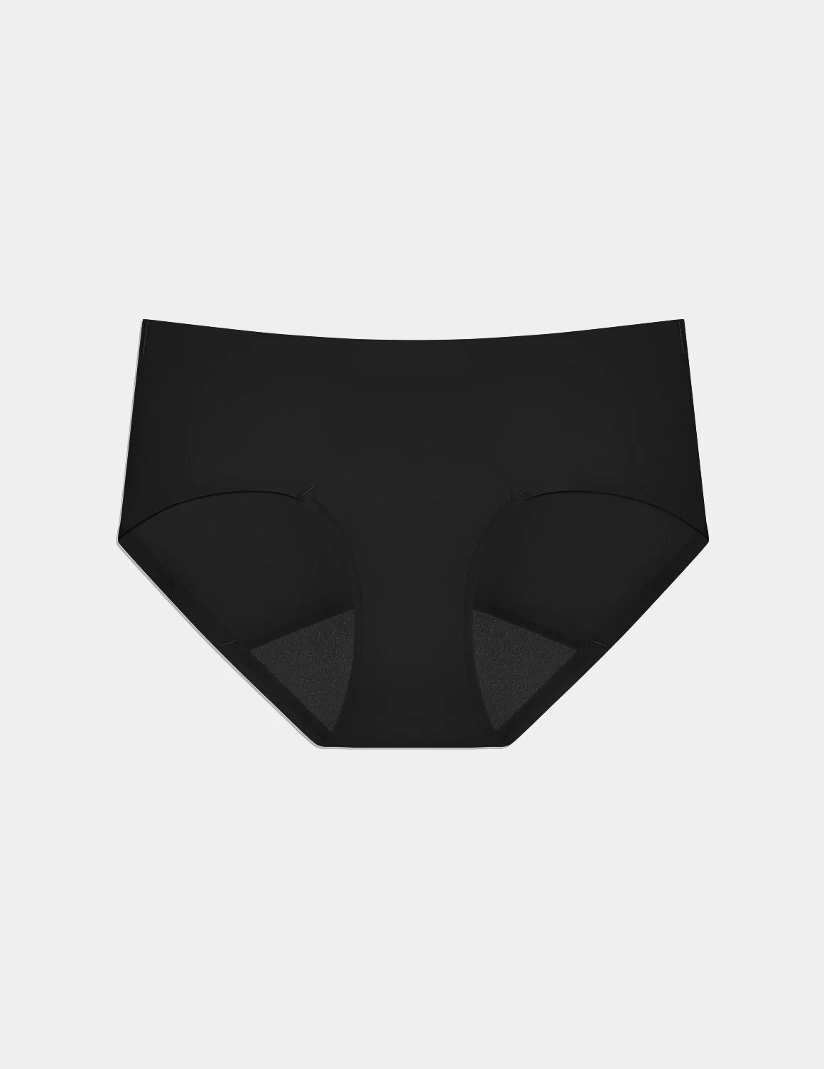 Teen Super Leakproof® No-Show Boyshort shown front-facing against a light gray background – Black – view 2 of 48