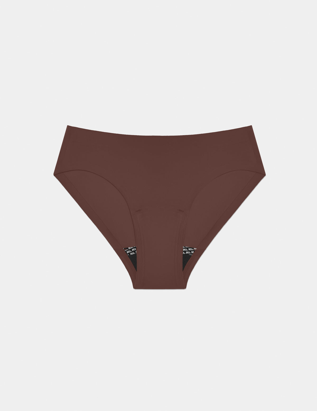 Teen StageProof™ Leakproof UltraThin Underwear shown front-facing against a light gray background – Deep Taupe – view 10 of 13