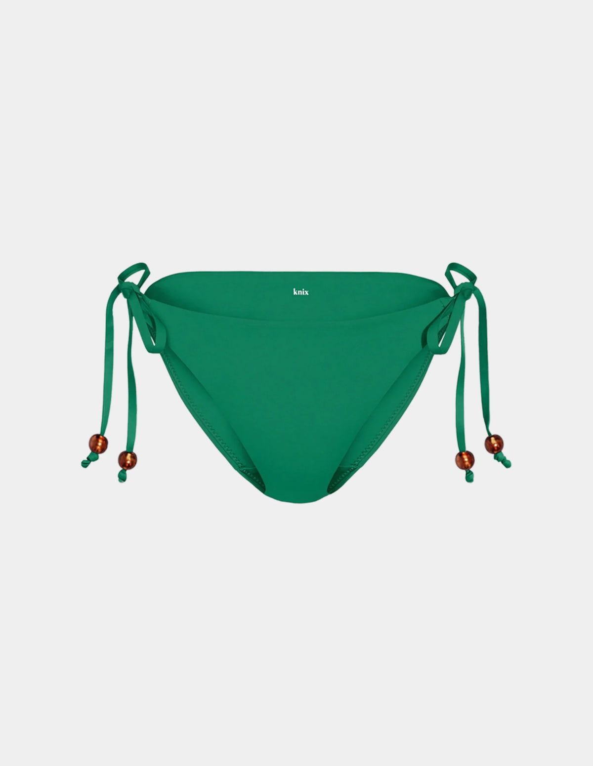 Limited-Edition Sculpt String Bikini Bottom shown front-facing against a light gray background – Cypress – view 6 of 8