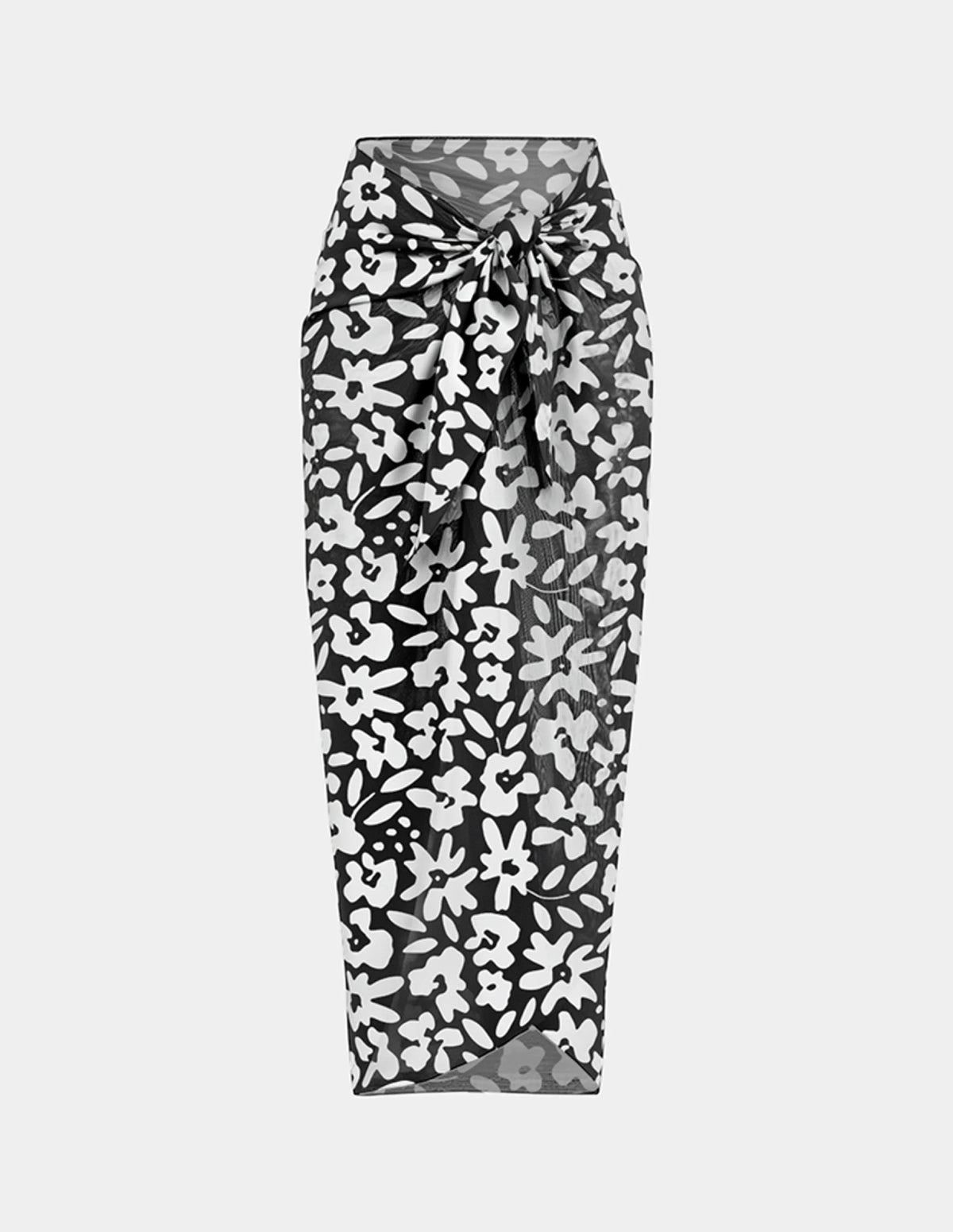 Mesh Sarong shown front-facing against a light gray background – Jasmine Dusk – view 8 of 9