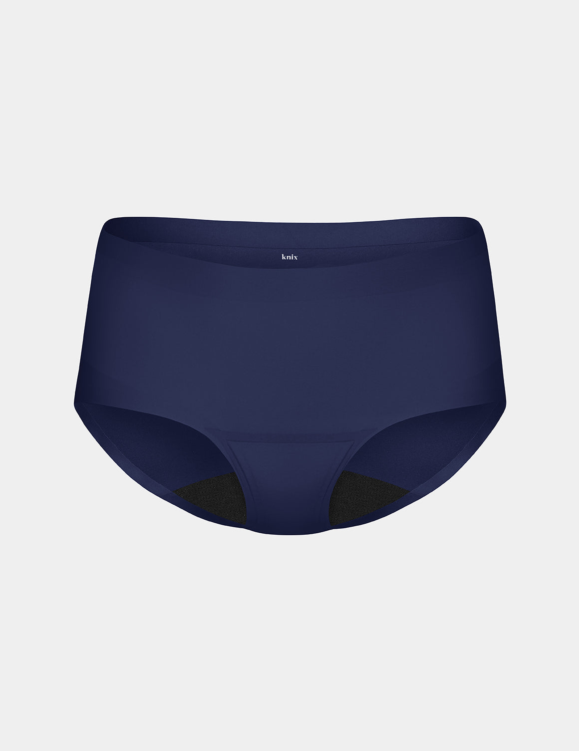 Light Leakproof No-Show Boyshort shown front-facing against a light gray background – Midnight – view 5 of 17