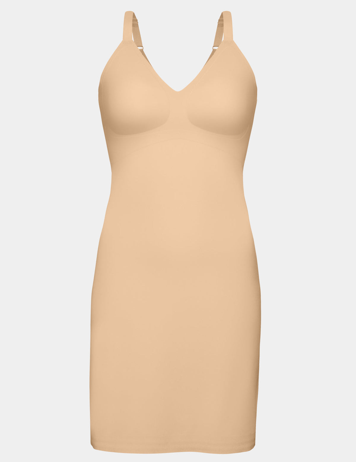 LuxeLift Slip shown front-facing against a light gray background – Warm Sand – view 6 of 15