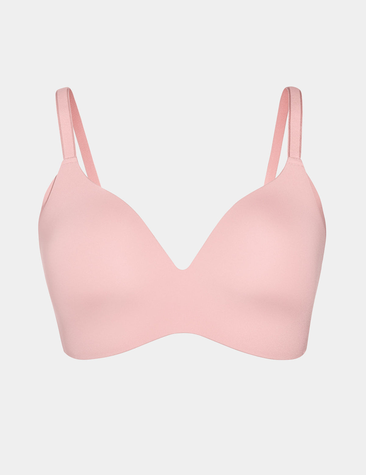 View of WingWoman Contour Bra shown front-facing against a light gray background – Rose Water – view 6 of 26
