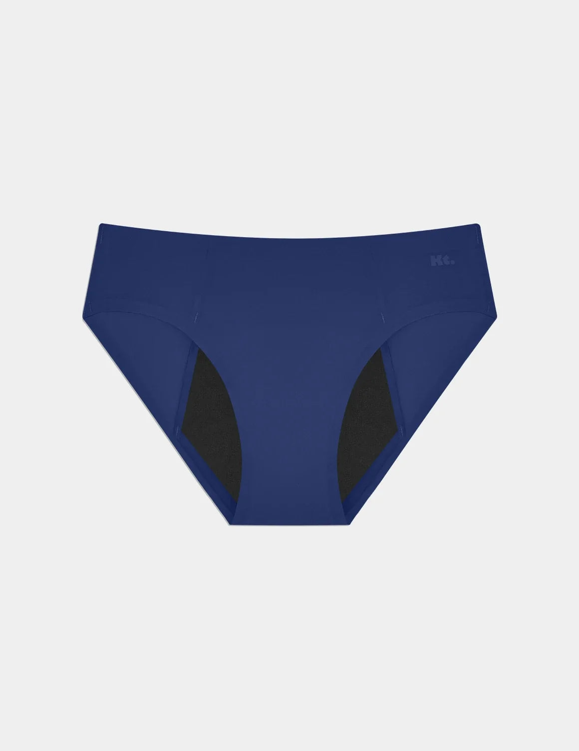 Teen SuperPlus Leakproof® No-Show Bikini shown front-facing against a light gray background – Night Sky – view 8 of 16