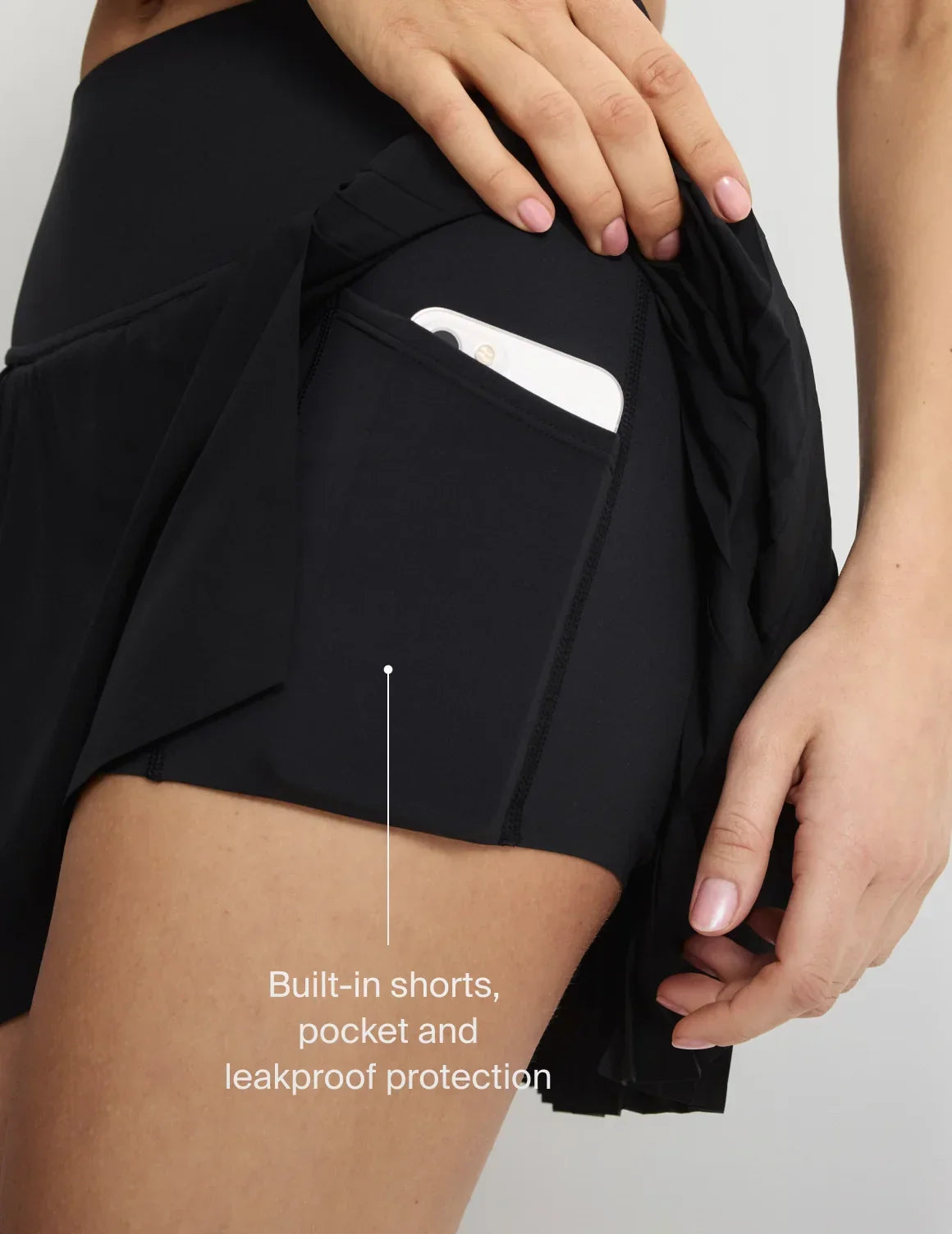 Crosscourt Pleated Skort – view 12 of 13