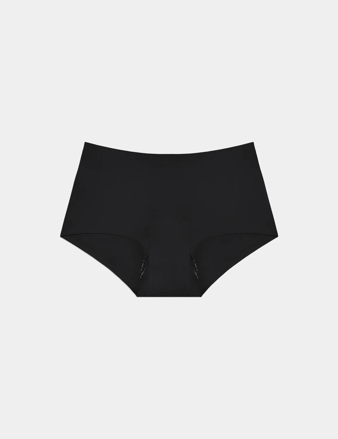 Leakproof UltraThin No-Show Boybrief shown front-facing against a light gray background – Black – view 3 of 12