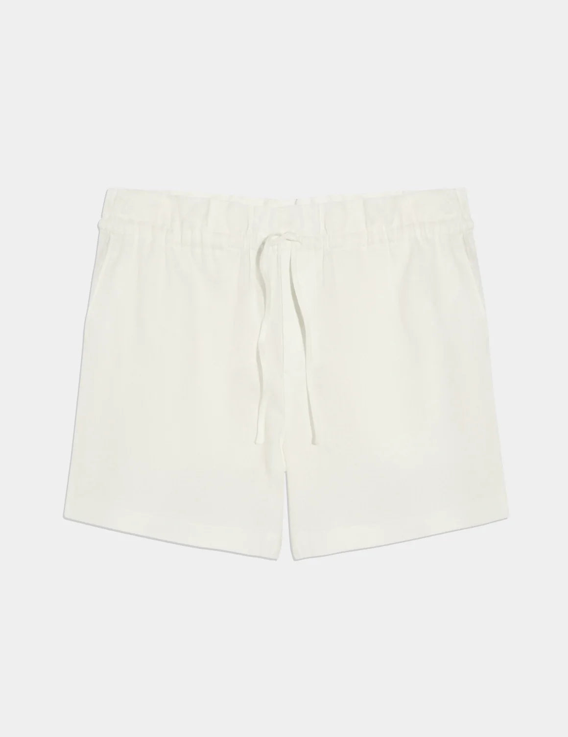 Linen Poolside Short shown front-facing against a light gray background – Ivory – view 10 of 13