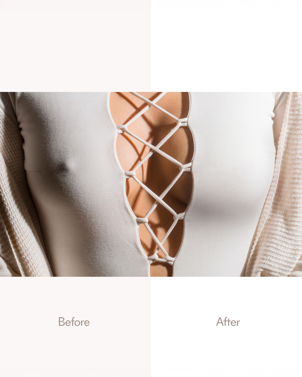 No-Show Adhesive Reusable Nipple Covers – Before and After – view 6 of 15