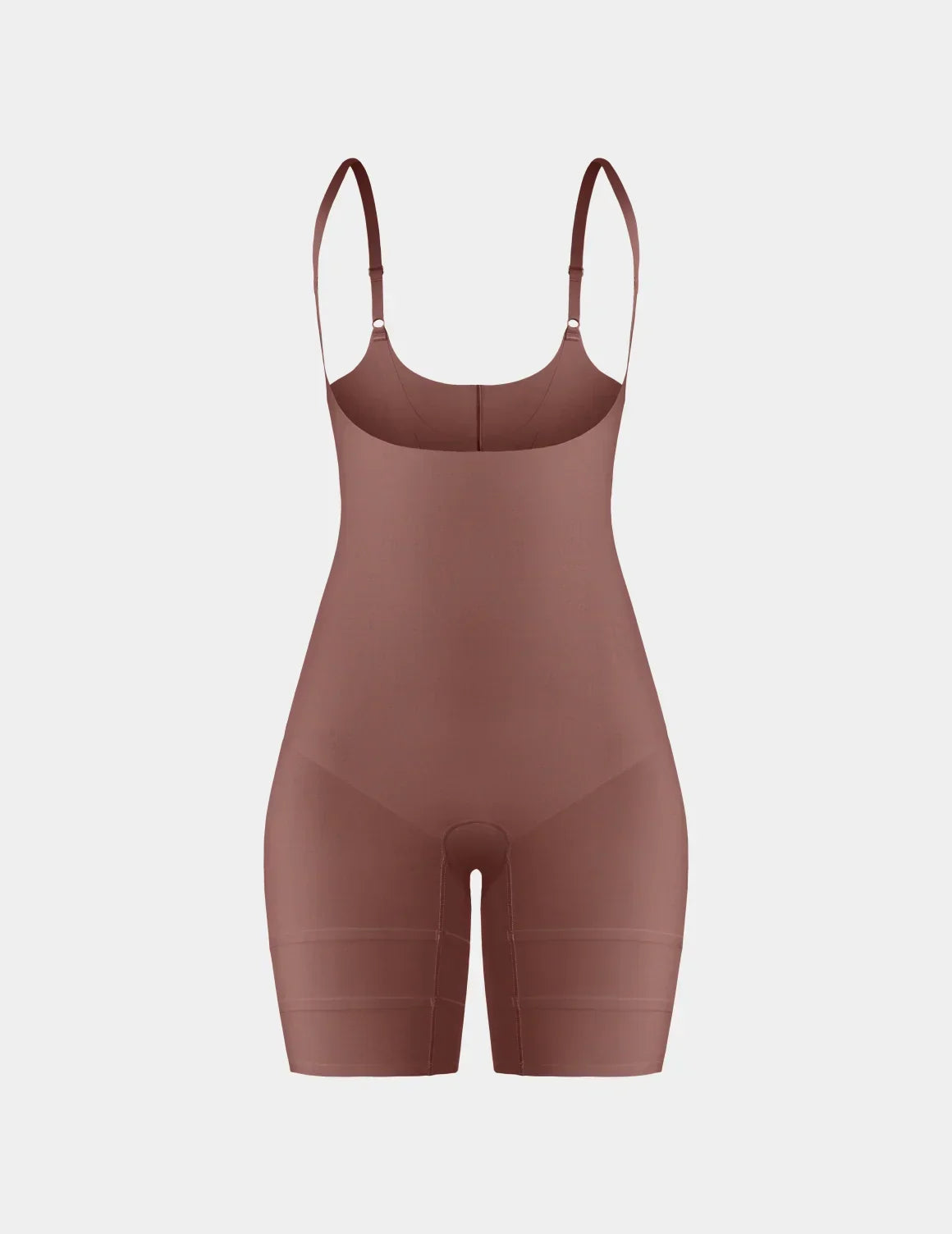 Customizable Open Bust Shaper Bodysuit shown front-facing against a light gray background β Sola β view 5 of 19