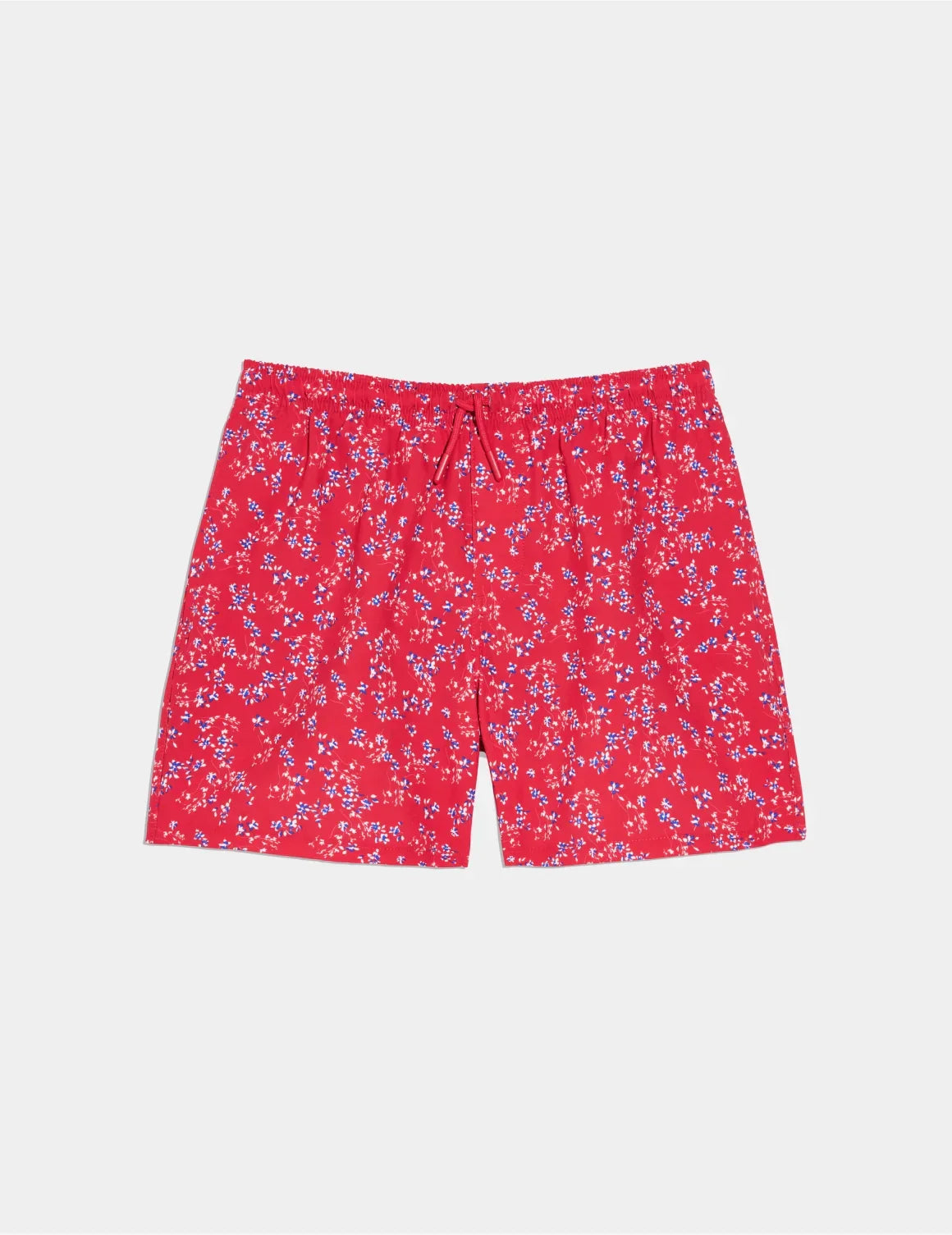 Teen Period Swim Board Shorts shown front-facing against a light gray background – Poppy Petal – view 9 of 42