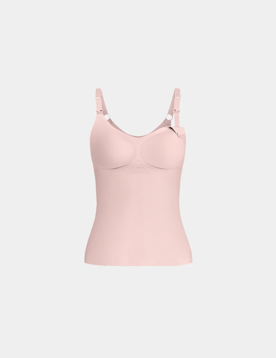 Revolution Nursing Tank shown front-facing against a light gray background – Rose Water – view 5 of 22
