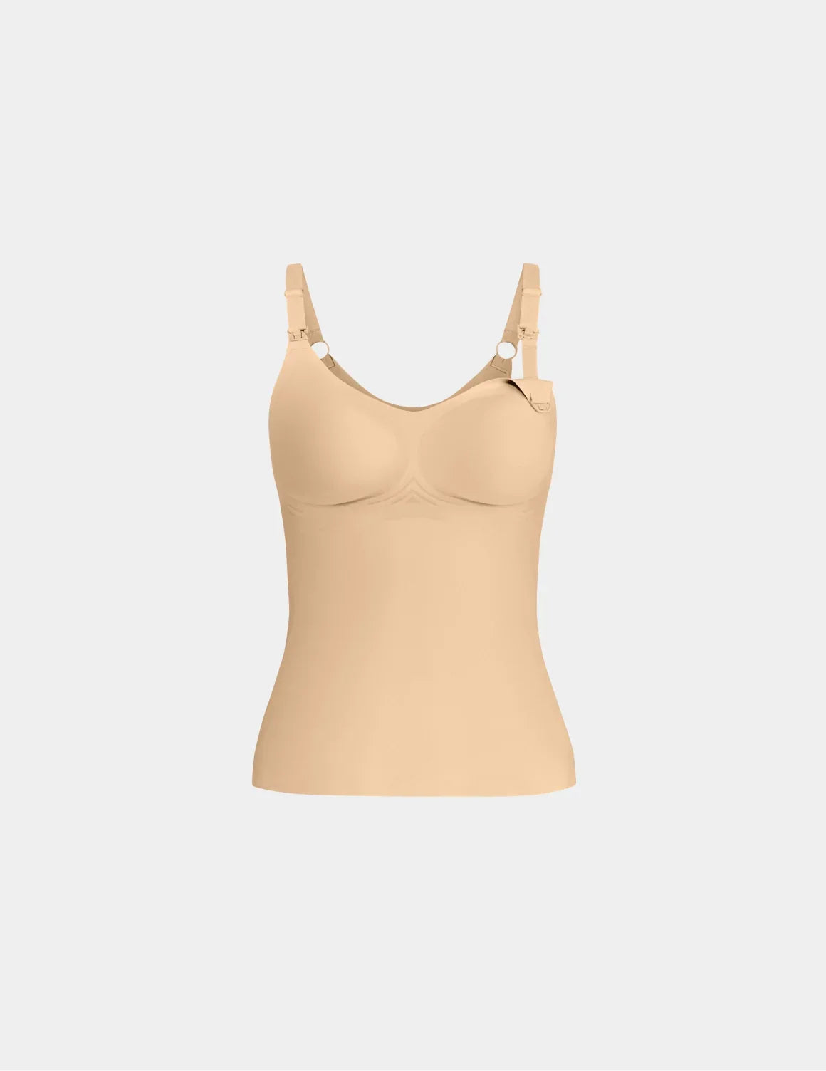 Revolution Nursing Tank shown front-facing against a light gray background – Warm Sand – view 6 of 22