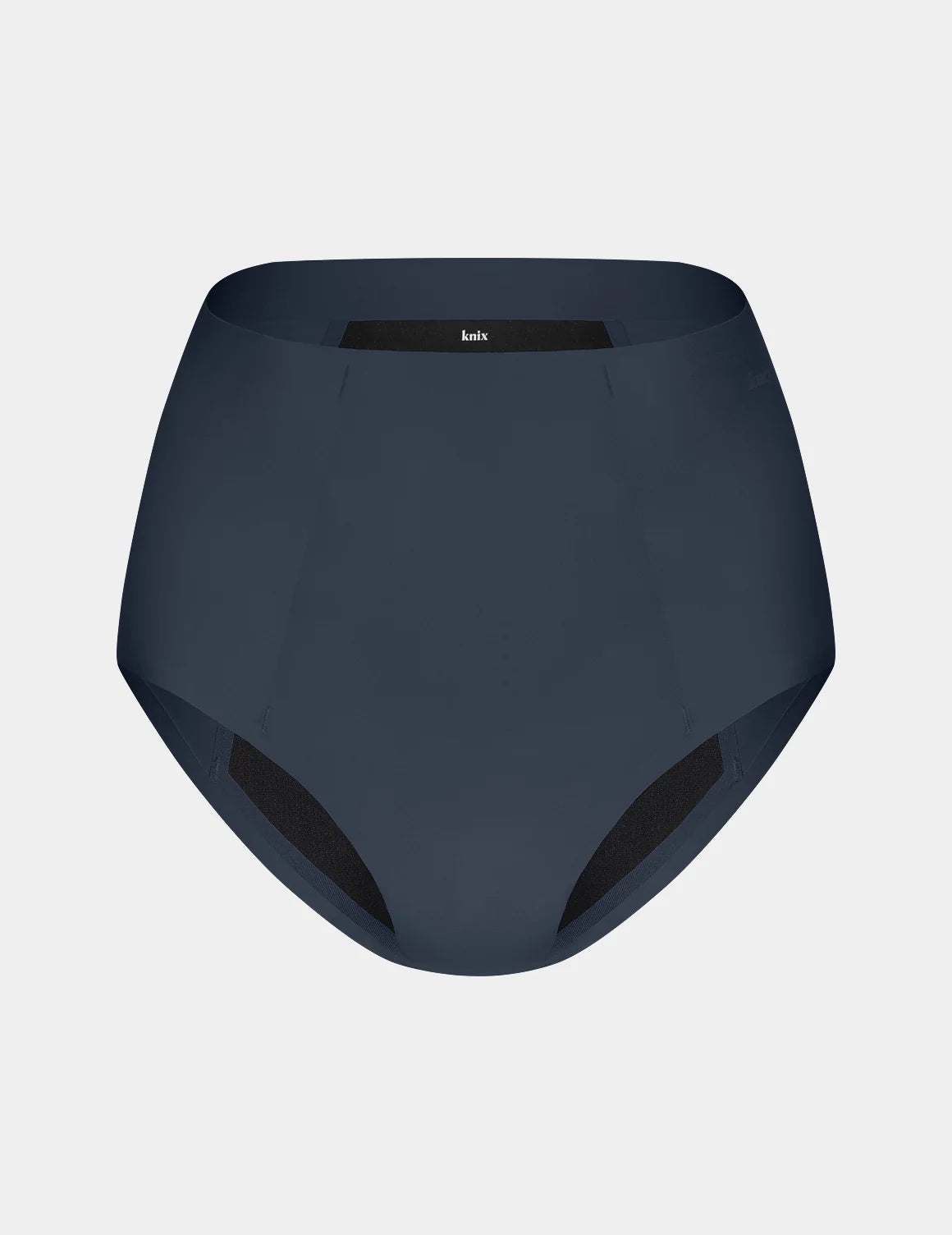 SuperPlus Leakproof® No-Show High Rise shown front-facing against a light gray background – Twilight Navy – view 8 of 21