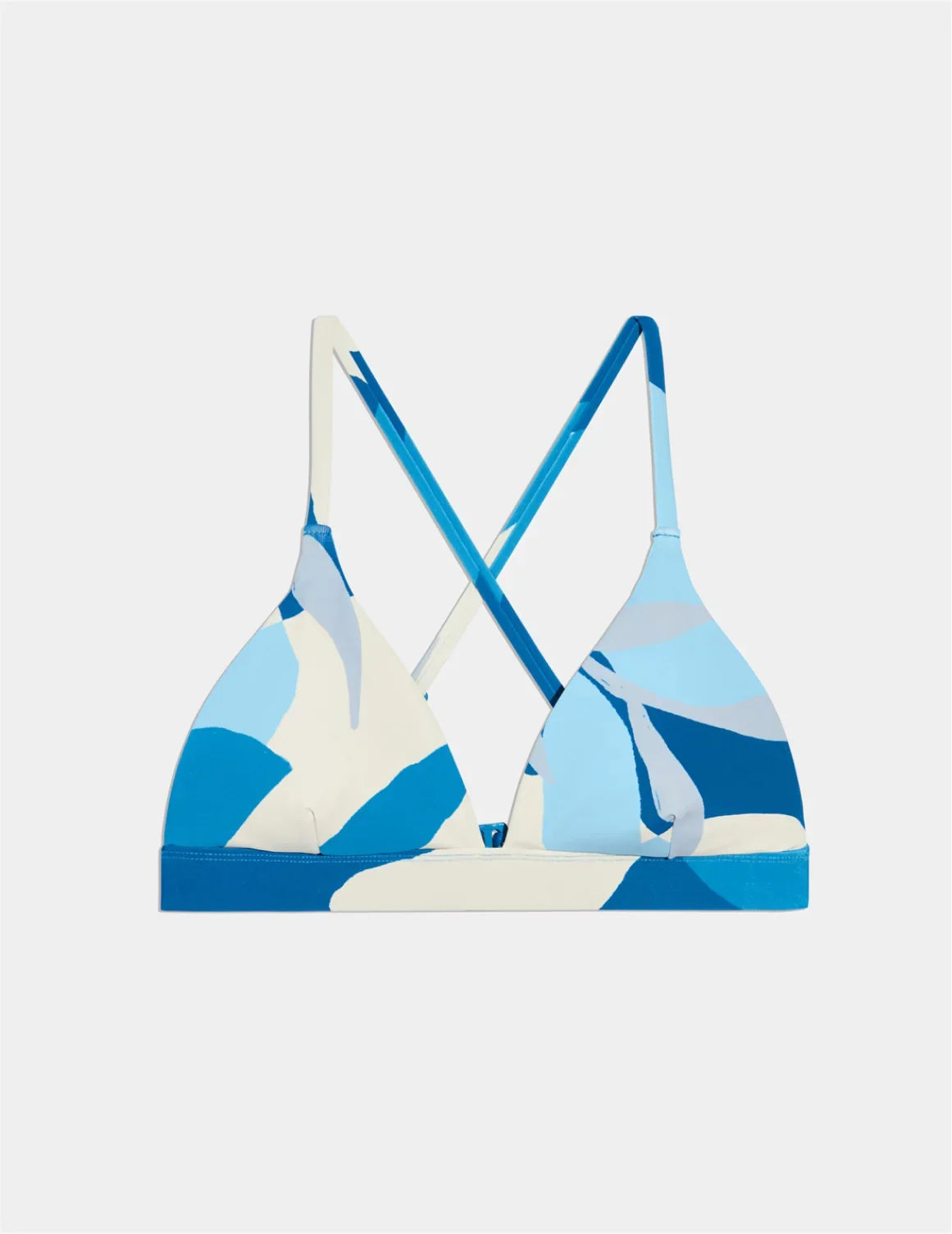 Teen Triangle Bikini Top shown front-facing against a light gray background – Seabreeze – view 9 of 48