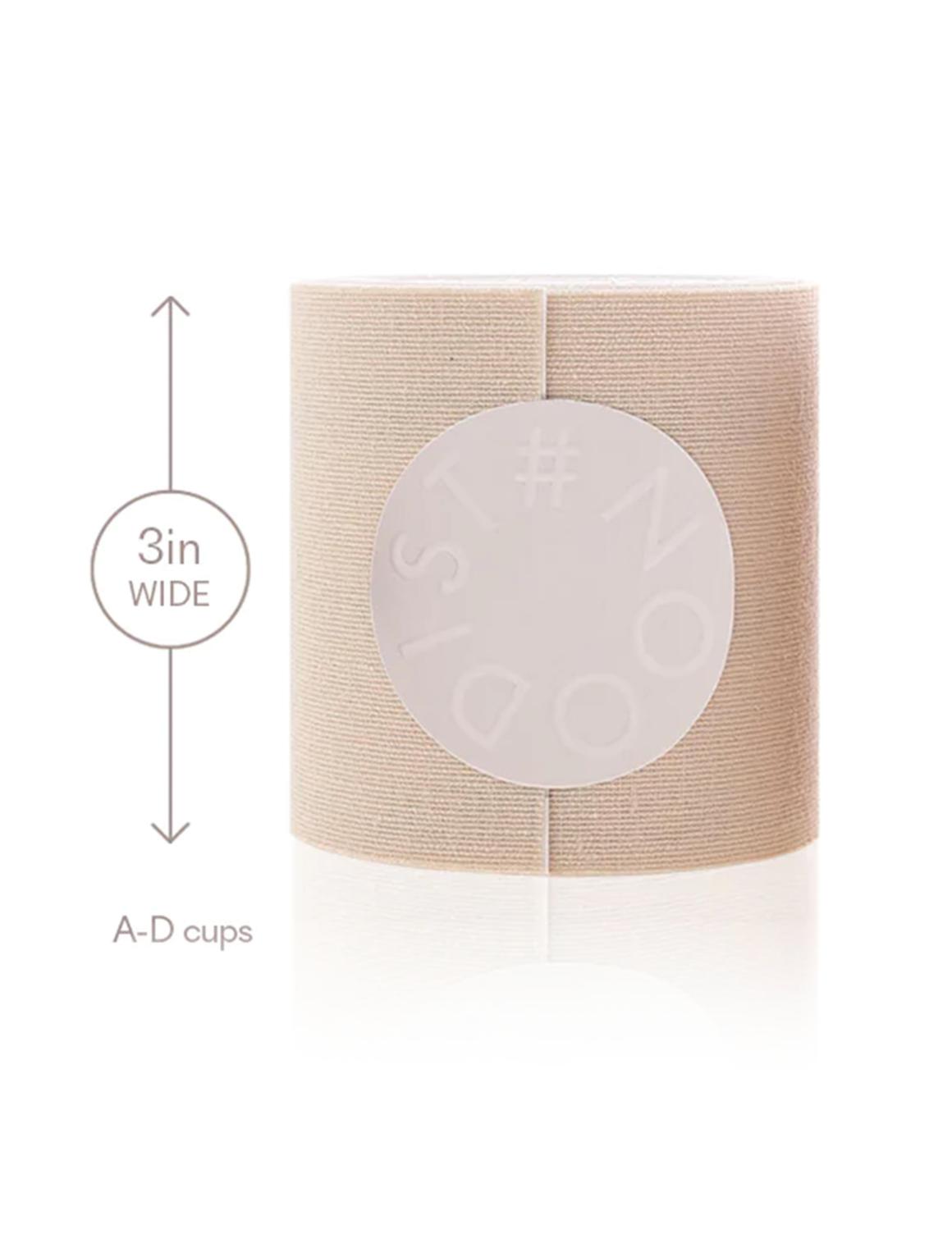 Shape Tape Adhesive Breast Tape shown front-facing against a light gray background – No. 3 Buff – view 4 of 17