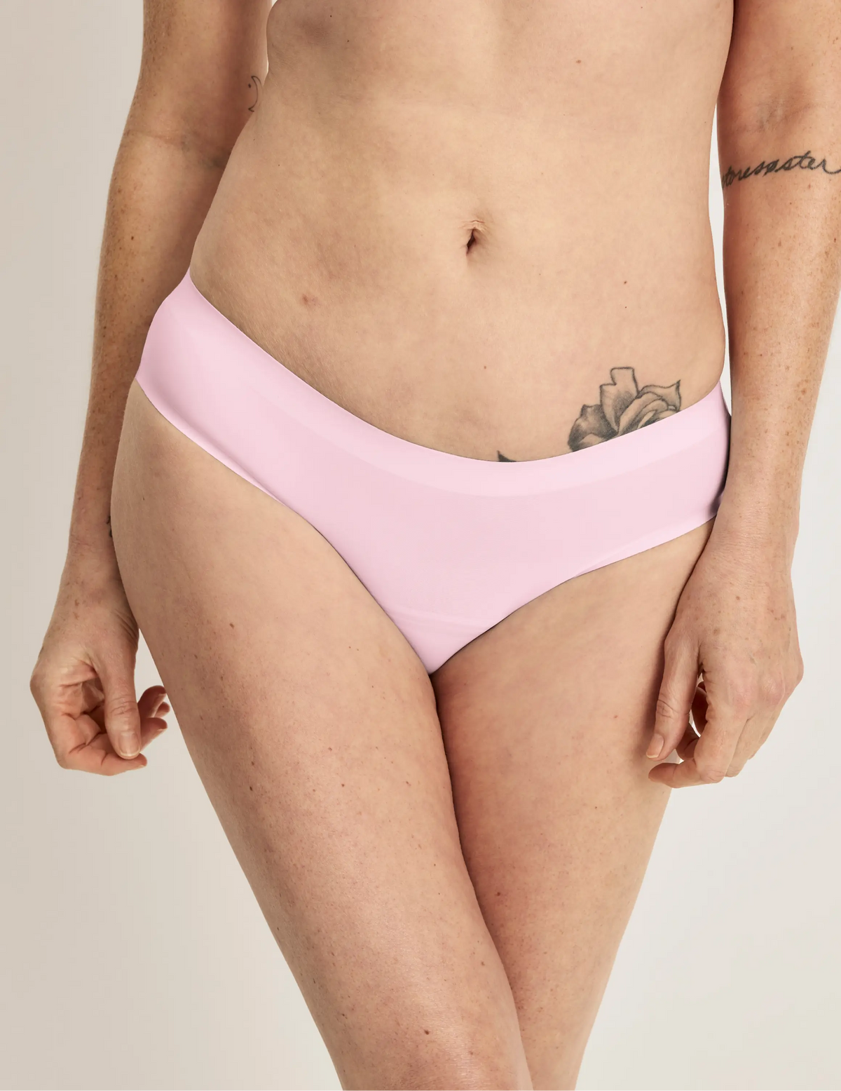 Light Leakproof No-Show Bikini 3-Pack – Twilight Navy/Damask/Pink Party – view 3 of 10