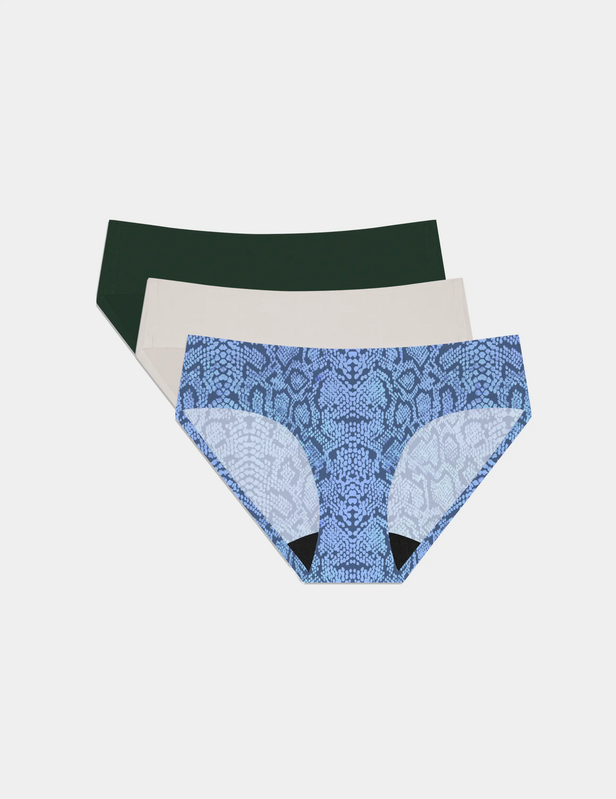 Light Leakproof No-Show Bikini 3-Pack – Sphere/Forest/Blue Serpent – view 4 of 10