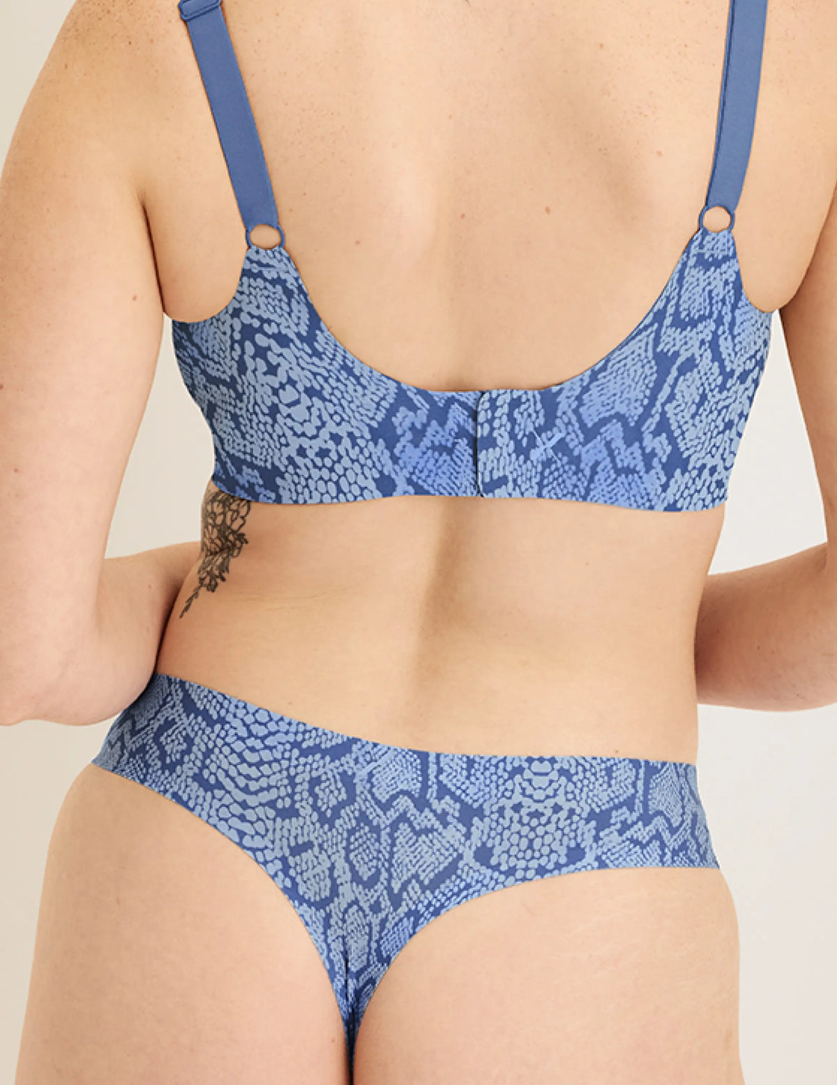 Light Leakproof No-Show Thong 3-Pack – Sphere/Forest/Blue Serpent – view 9 of 10