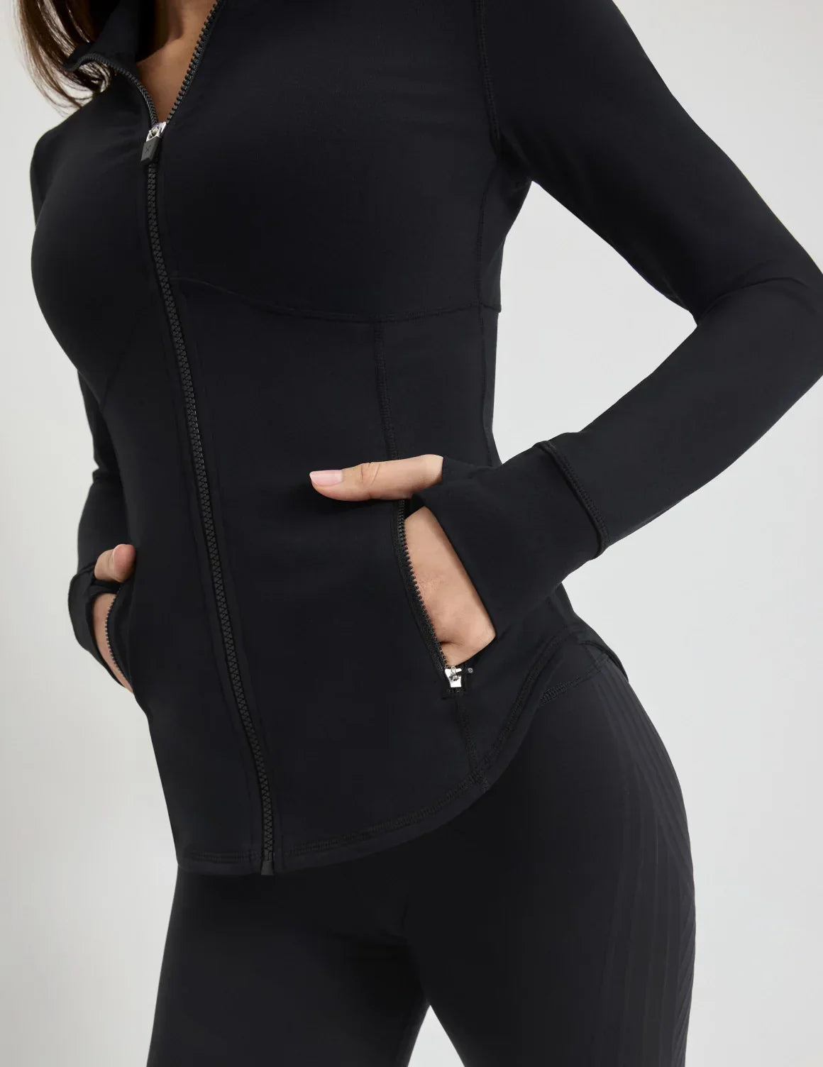 Crosscourt Fitted Jacket – Black – view 7 of 12