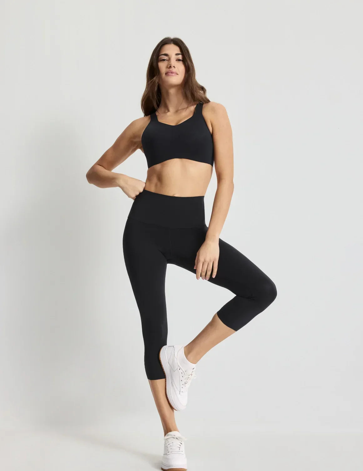 Front view of model highlighting the coverage and fit – Black – view 1 of 11