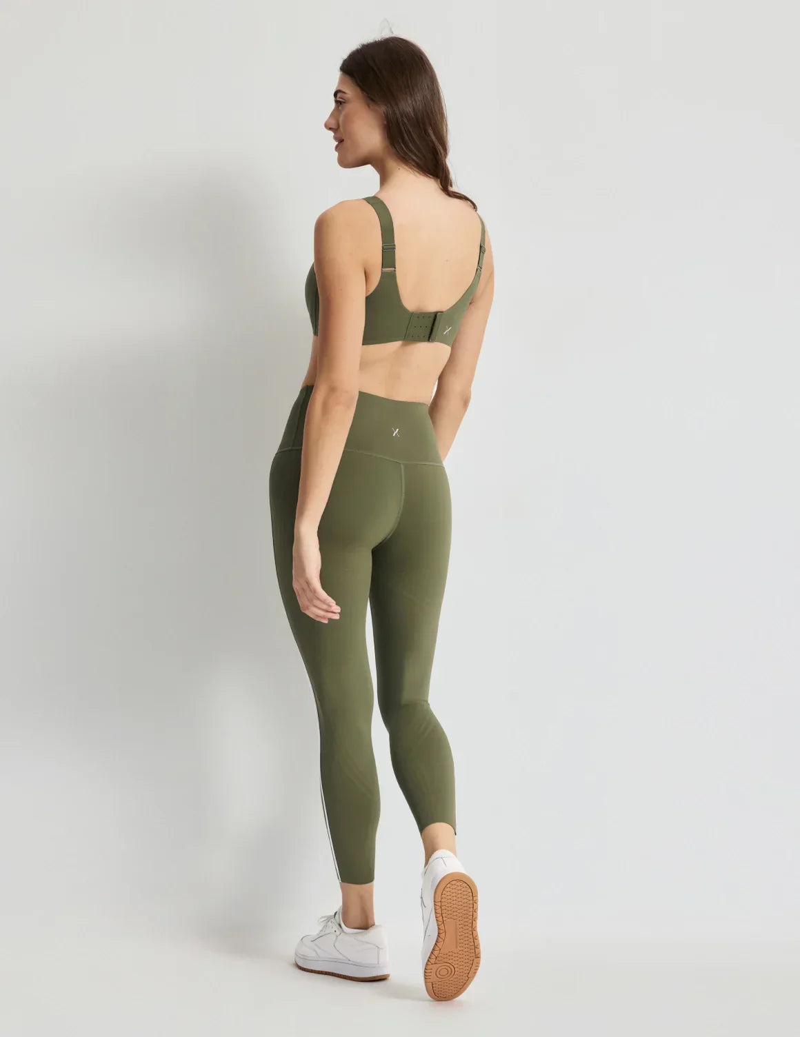 HiTouch™️ High Rise Legging - Piping – Olive – view 6 of 11