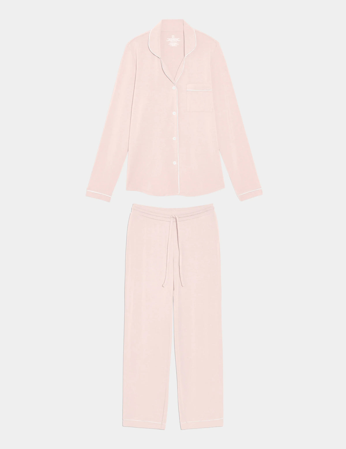 Modal Long Sleeve Sleep Set – Hush/White – view 12 of 35