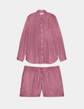 Mulberry/Pink Stripe