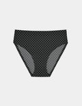 Black with White Polka Dot