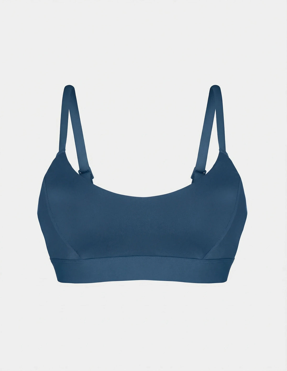 Sculpt Scoop Bikini Top shown front-facing against a light gray background – Horizon – view 2 of 8