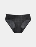 Black with White Polka Dot