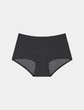 Black with White Polka Dot