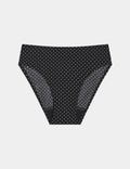 Black with White Polka Dot