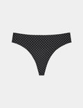 Black with White Polka Dot