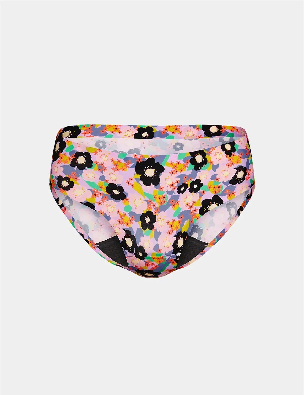 Teen Light Leakproof No-Show Bikini shown front-facing against a light gray background – Electric Orchid – view 8 of 67