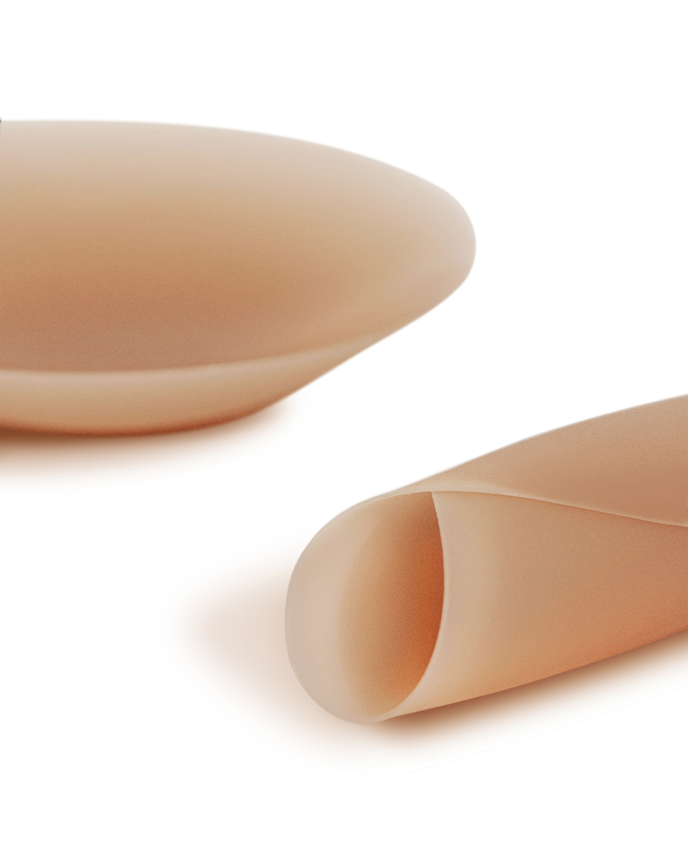 No-Show Adhesive Reusable Nipple Covers shown front-facing against a light gray background – No. 5 Soft Tan – view 11 of 15