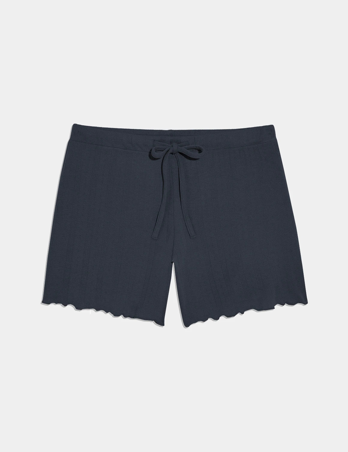 Pointelle Short shown front-facing against a light gray background – Twilight Navy – view 8 of 25