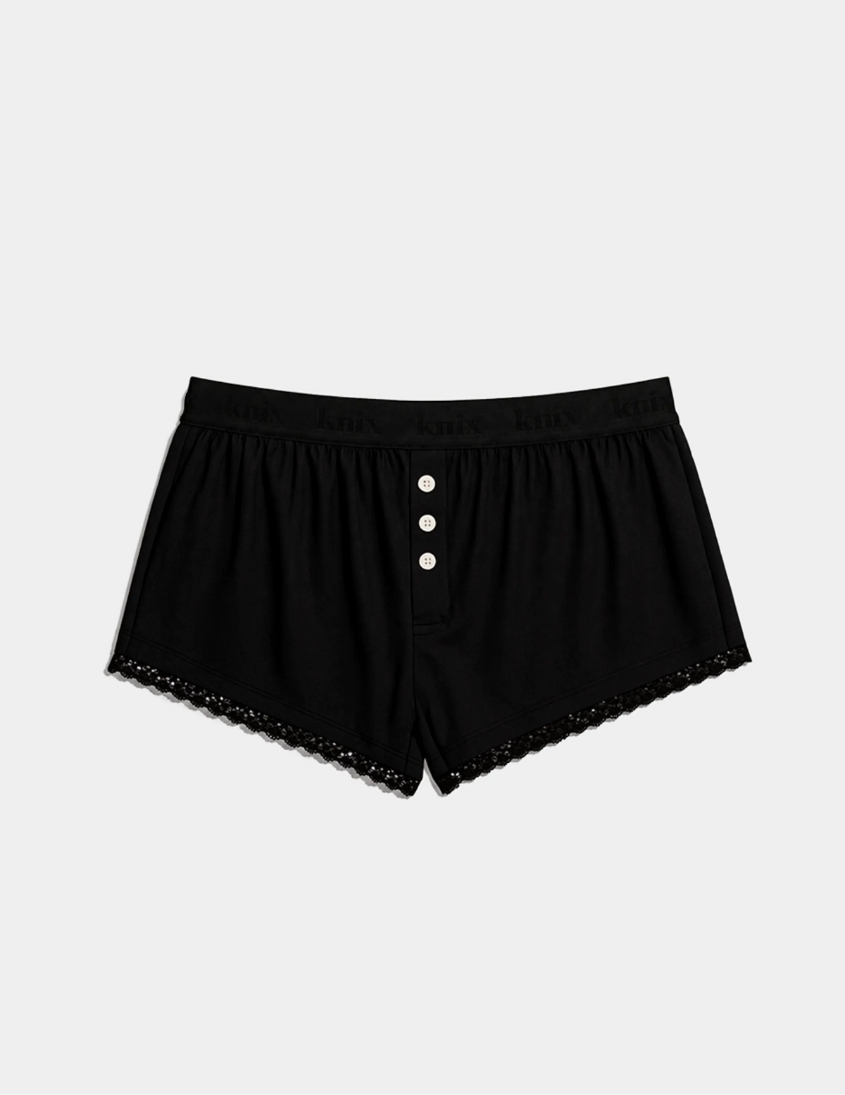 Super Leakproof® Mini Dream Boxer shown front-facing against a light gray background – Black – view 2 of 41