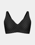 Black with White Polka Dot