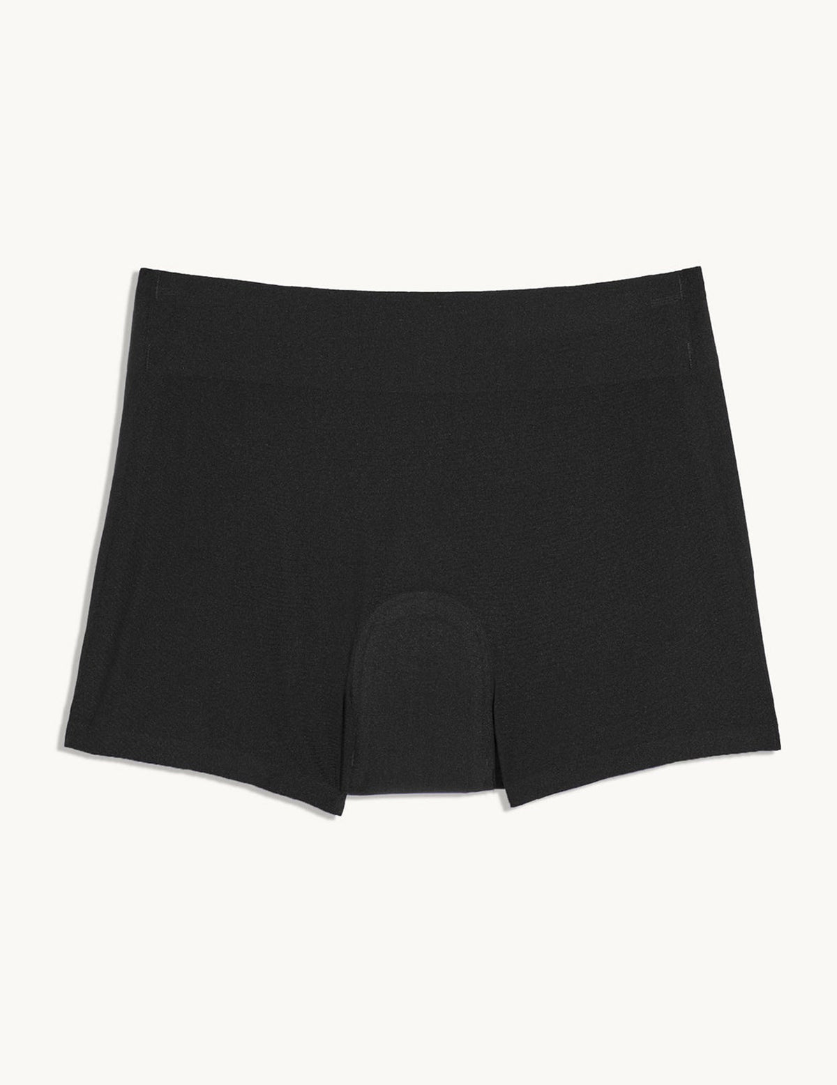 Teen Super Leakproof® Sleepover Short shown front-facing against a light gray background – Black – view 2 of 36
