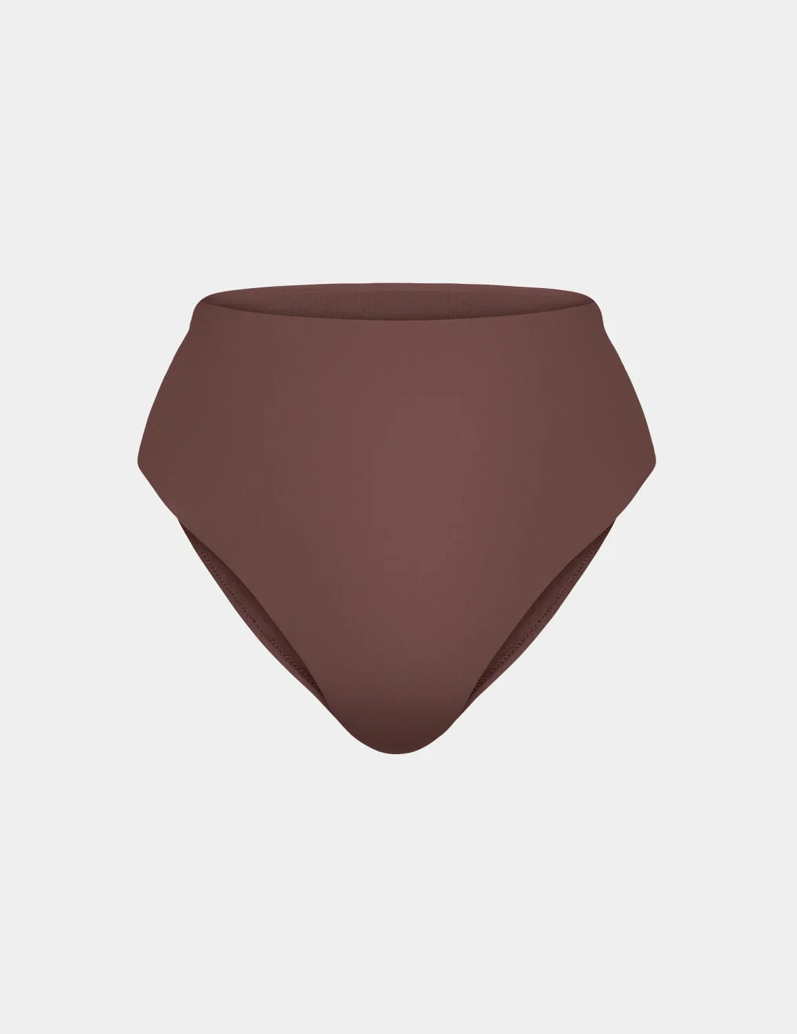 Sculpt High Rise Bikini Swim Bottom shown front-facing against a light gray background – Espresso – view 6 of 36