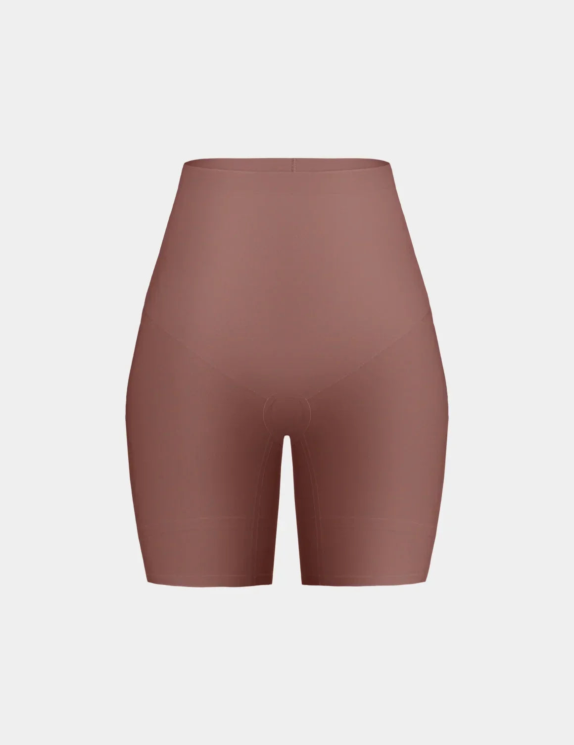 Customizable Shaper High Rise Shorts shown front-facing against a light gray background – Sola – view 5 of 15
