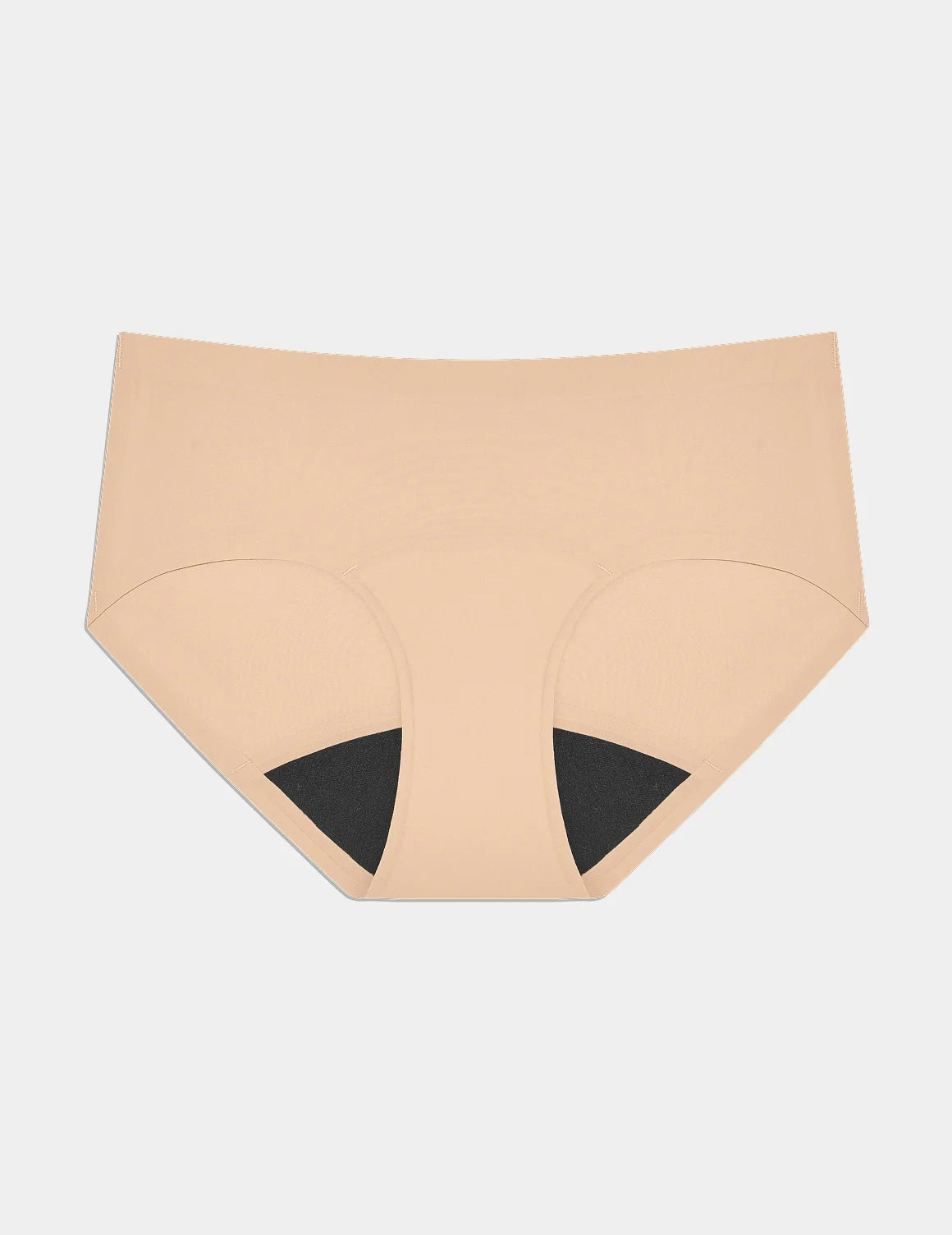 Super Leakproof® No-Show Boyshort shown front-facing against a light gray background – Warm Sand – view 8 of 28