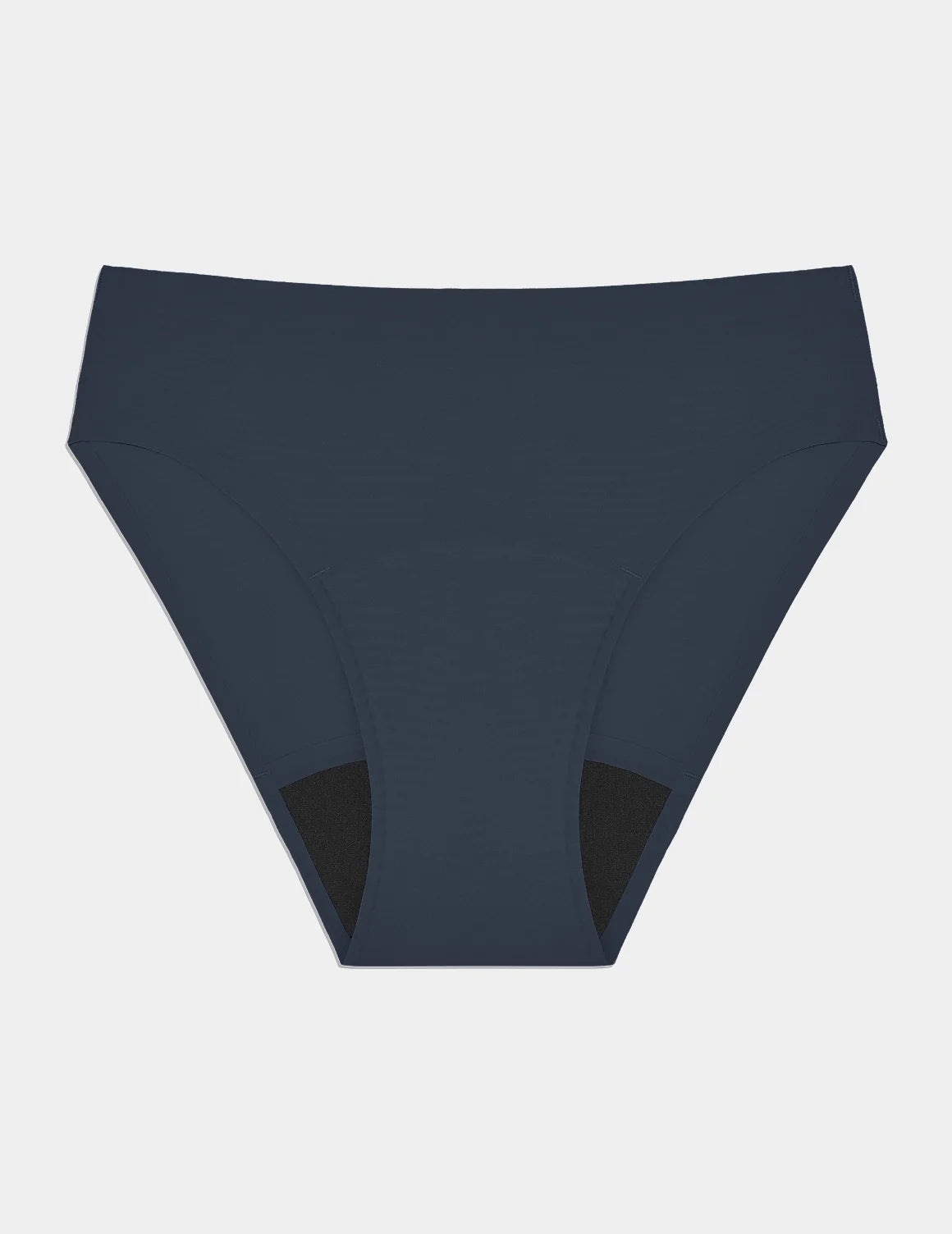 Super Leakproof® No-Show French Cut shown front-facing against a light gray background – Twilight Navy – view 5 of 27
