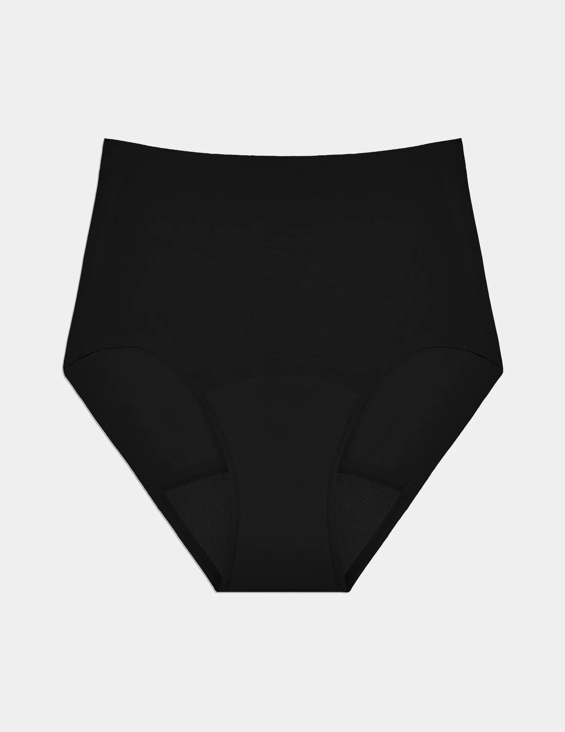 Super Leakproof® No-Show High Rise shown front-facing against a light gray background – Black – view 2 of 27