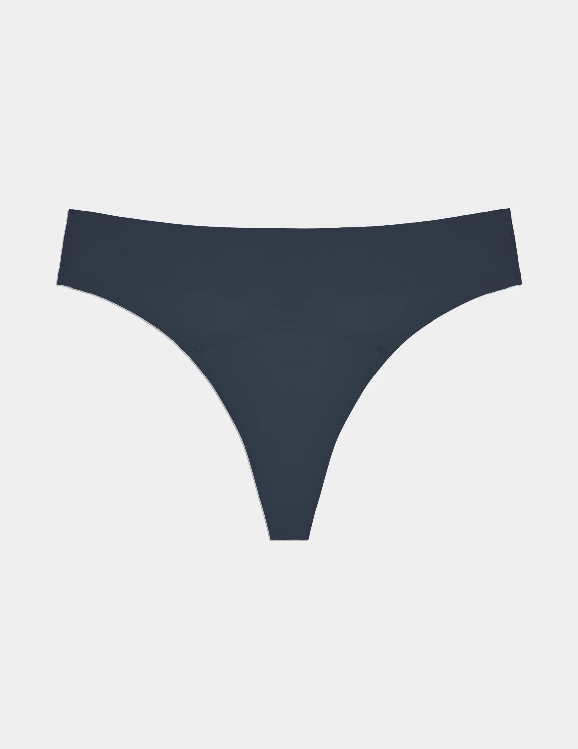 Super Leakproof® No-Show Thong shown front-facing against a light gray background – Twilight Navy – view 5 of 28